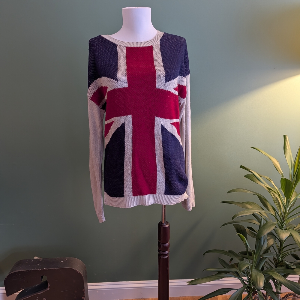 Union Jack Say What? Crewneck Sweater